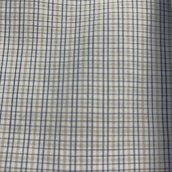 Brooks Brothers Shirt Lot Men 16 Non Iron Blue Stripe Check All Cotton Classic - Picture 8 of 11
